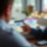 Visual representation of credit score improvement strategies