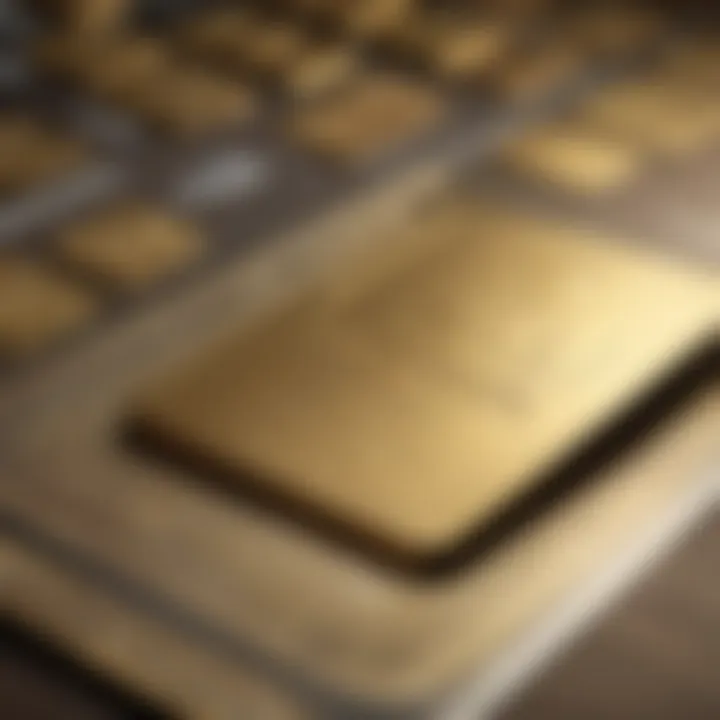 Visual representation of the benefits associated with the Amex Gold Card