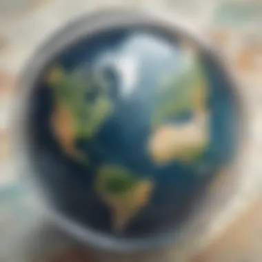 Global Reach of iShares International ETFs Global map highlighting international ETFs