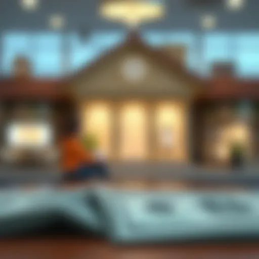 Loan Options for Low Credit Scores Illustration depicting various loan options available for individuals with low credit scores.