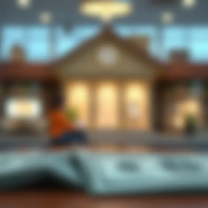 Loan Options for Low Credit Scores Illustration depicting various loan options available for individuals with low credit scores.