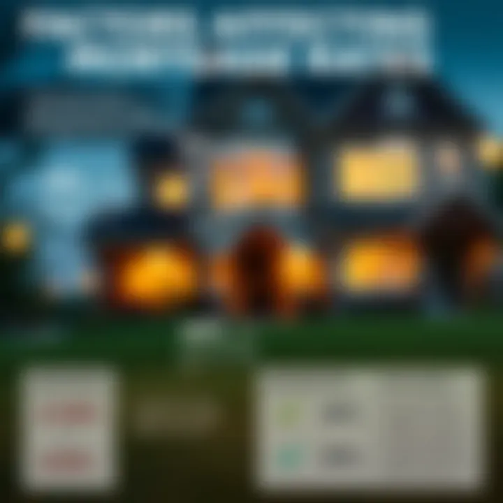 Factors Affecting Mortgage Rates Infographic depicting factors influencing mortgage rate fluctuations