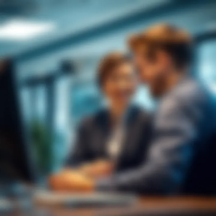 The Importance of Quality Customer Service A friendly bank representative assisting a client