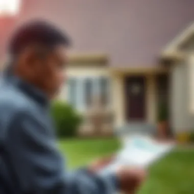 Evaluating Home Equity for HELOC Homeowner assessing property value