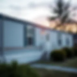 Illustration of mobile home eligibility criteria