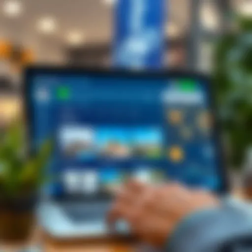 Exploring Digital Solutions in Real Estate A modern digital interface displaying real estate listings