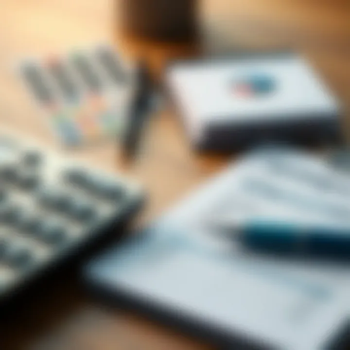 Calculating Earnings Limits and Impact on Benefits A close-up of a calculator and a notepad with earnings calculations