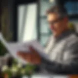 Understanding Financial Implications of Social Security A thoughtful individual reviewing financial documents