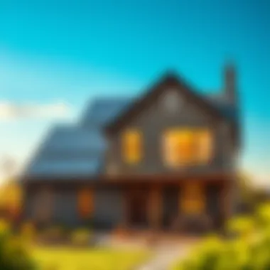 Enhancing Energy Efficiency Energy-efficient home with solar panels and smart technology