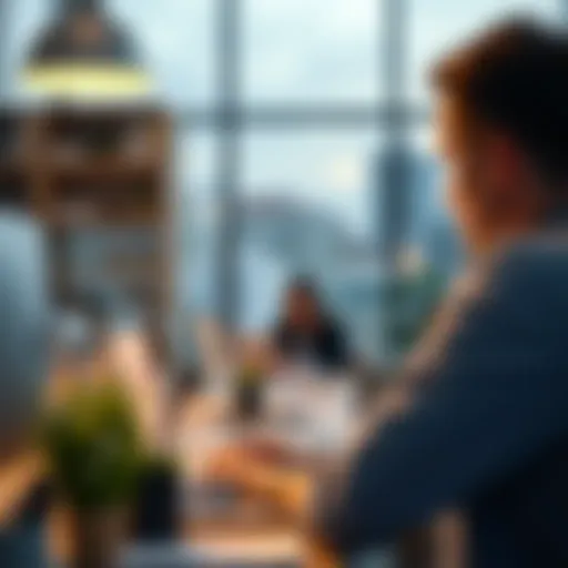 Conceptual illustration of work-life balance