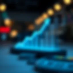 Conceptual diagram illustrating financial growth