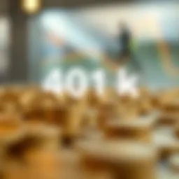 Visual representation of 401(k) withdrawal age limits