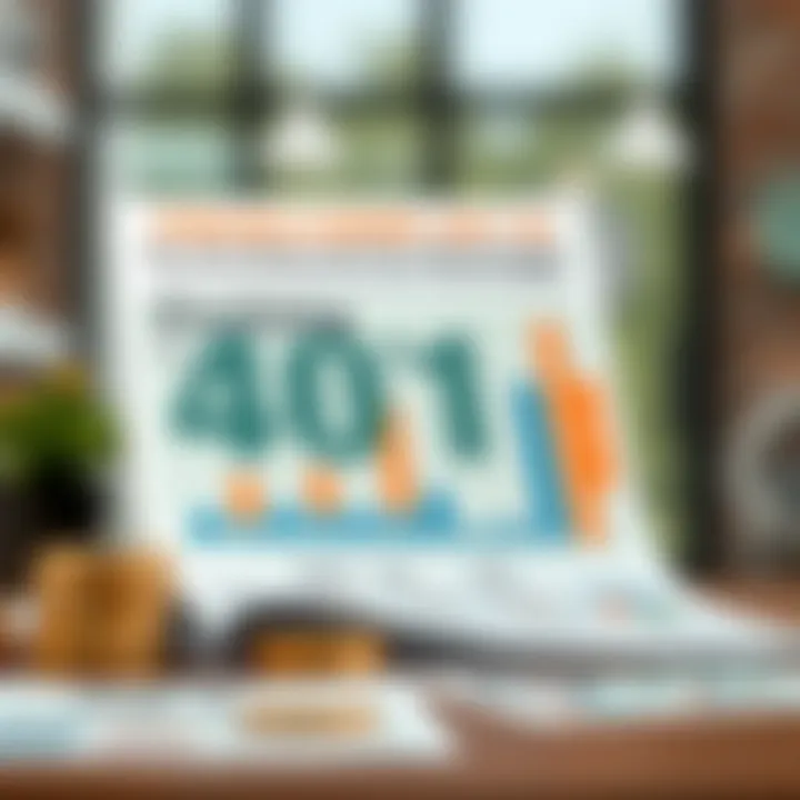 Visualizing 401(k) Plans and Tax Advantages Infographic about 401(k) plans and tax benefits