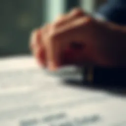 Detailed view of a buyer contract document