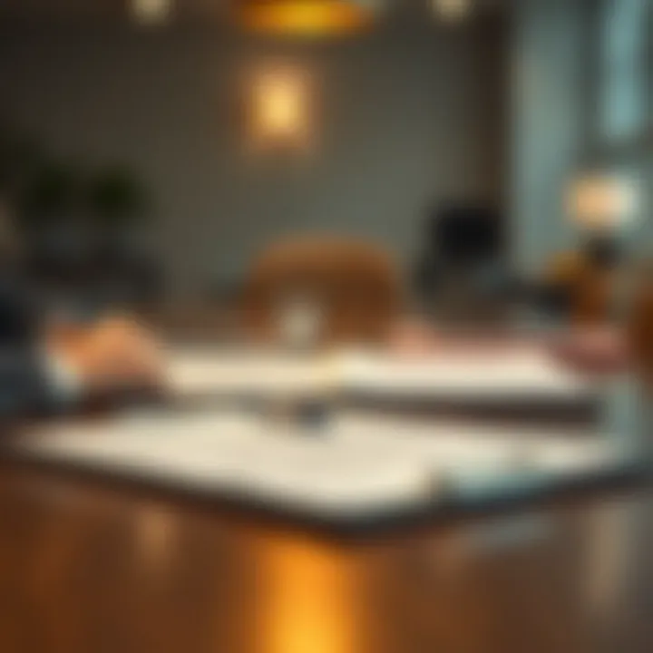 Negotiation Strategies for Buyer Contracts A negotiation table with essential documents