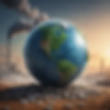 The Environmental Impact of Carbon Taxation Conceptual illustration of carbon taxation effects on the environment