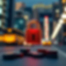 Conceptual representation of credit locking