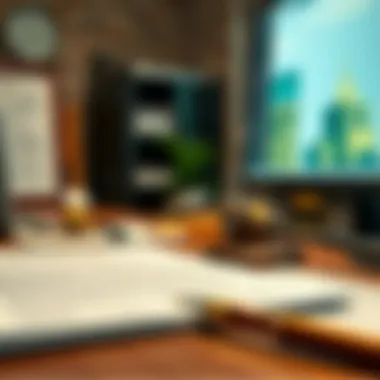 Legal Considerations in Mechanics Lien Waivers Legal documents related to mechanics lien waivers on a desk.