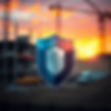 Protecting Stakeholder Rights A protective shield symbolizing rights protection in construction.