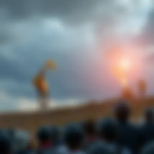 Illustration of mineral rights concept