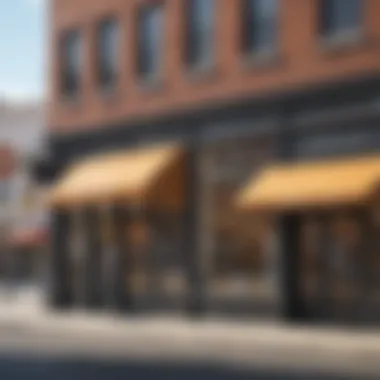 Close-up of a 'For Sale' sign on an empty storefront highlighting investment opportunities.